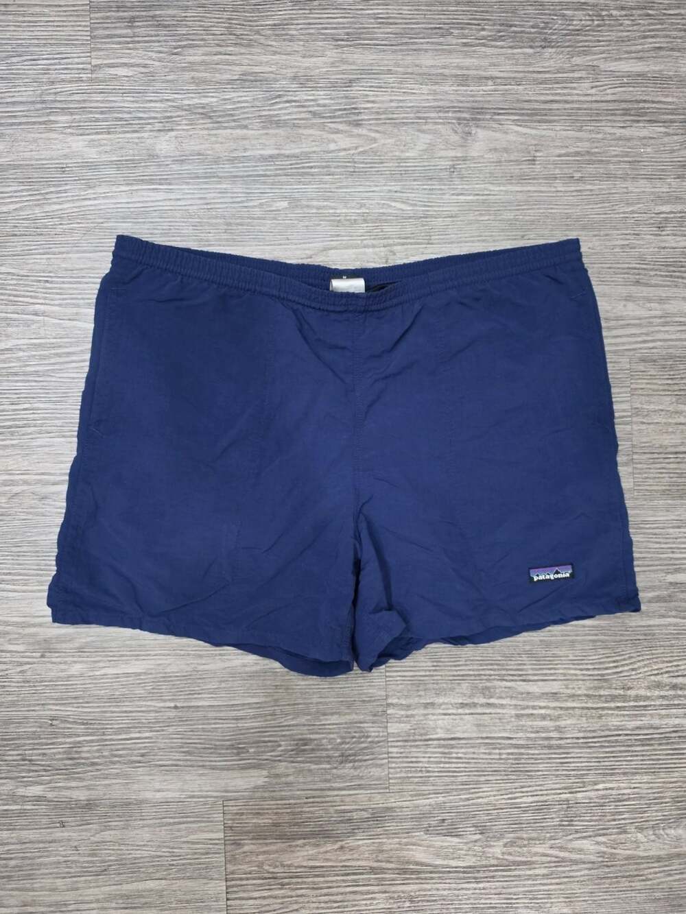 Patagonia Baggies 5" Inseam Shorts Mens Size M Medium Navy Blue Swim Trunks